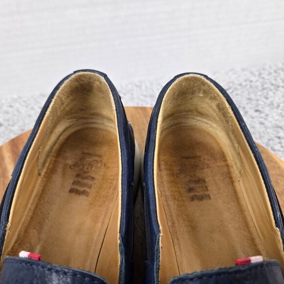 Sperry Mens 10.5 Top Sider Gold Cup Cabo Plushwave Navy Leather Penny Loafer - Picture 11 of 12